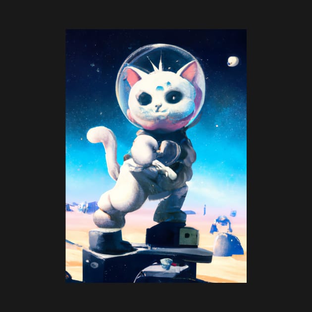 Astronaut Cat by maxcode