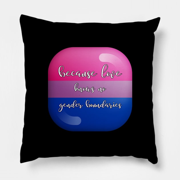 Because love knows no gender boundaries Pillow by UnCoverDesign