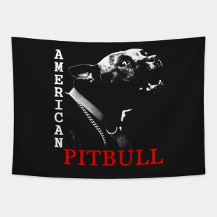 american pit bull Tapestry