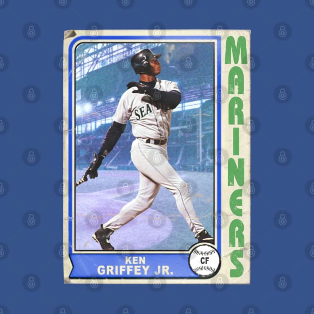 Retro Style Griffey Trading Card by darklordpug