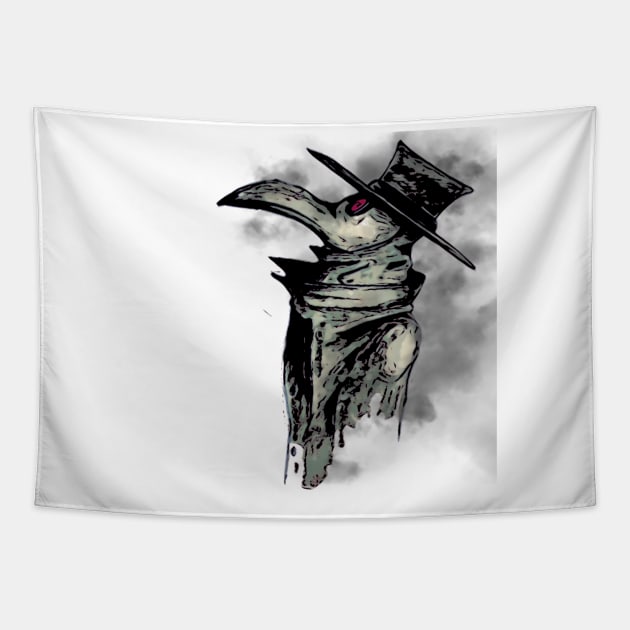 Plague doctor Tapestry by Glenbobagins