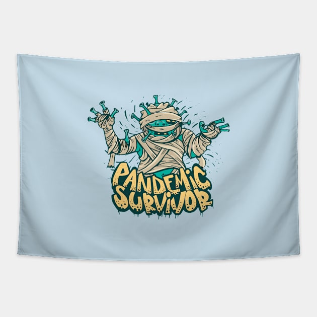 Pandemic Survivor Tapestry by Safdesignx