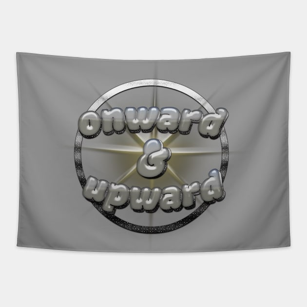 Onward & upward Tapestry by Sinmara