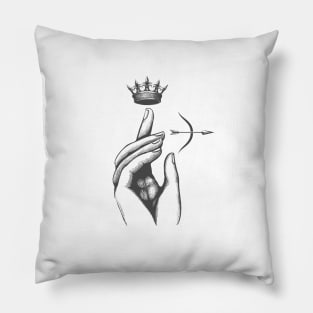 The Punishing Hand of The Lord Tattoo Pillow