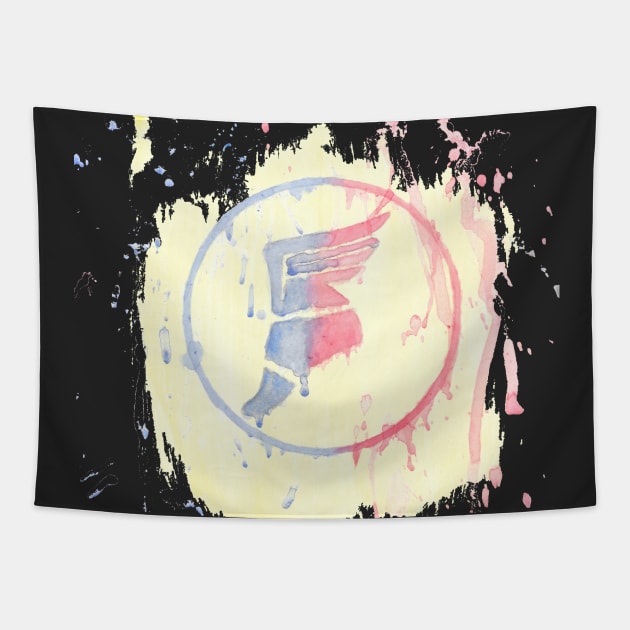 Watercolor Scout logo Tapestry by HauntedIndigo