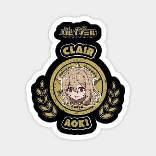 GLEIPNIR: CLAIR AOKI CHIBI (BLACK) GRUNGE STYLE Magnet