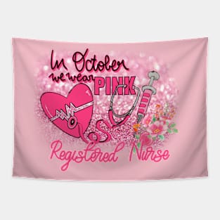 Registered Nurse October Pink Tapestry