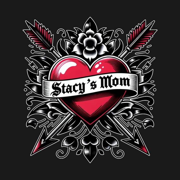 Stacy's Mom tattoo heart | emo goth tattoo ink aesthetic by dystopic