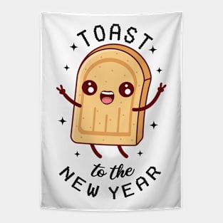 Toast To The New Year Tapestry