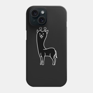 Giraffe Cat, Dark Phone Case