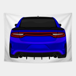 DODGE CHARGER DARK-BLUE Tapestry