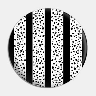 Striped Random Dots - vert Pin