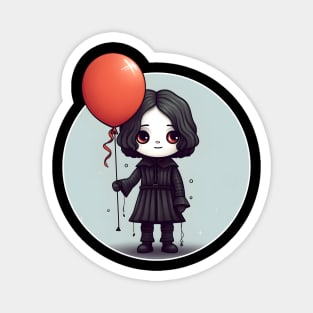 Emo Kid - Red Balloon Magnet
