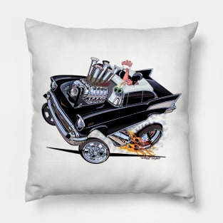 REVVIN 57 Chevy Black Pillow