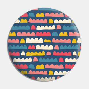 Blue Pink White Yellow Doodle Shapes Pin