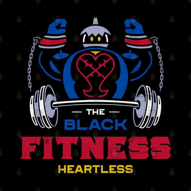 Large Body Heartless Gym Color by logozaste