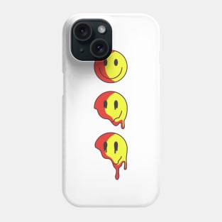 Melting Smiley Faces Phone Case