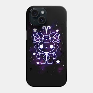 Aries kawaii zodiac sign Phone Case