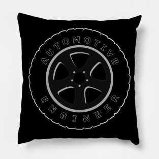 automotive engineer, auto engineering, tire image Pillow