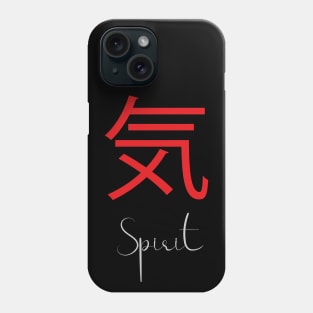 Japanese Kanji Symbol for Spirit Phone Case