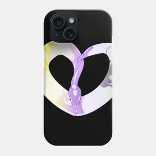 Ball Python Heart (NB Pride Design) Phone Case