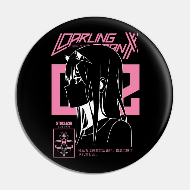 ZERO TWO - Darling (exclusive design) Pin by Kurage