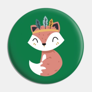 Tribal Fox Pin