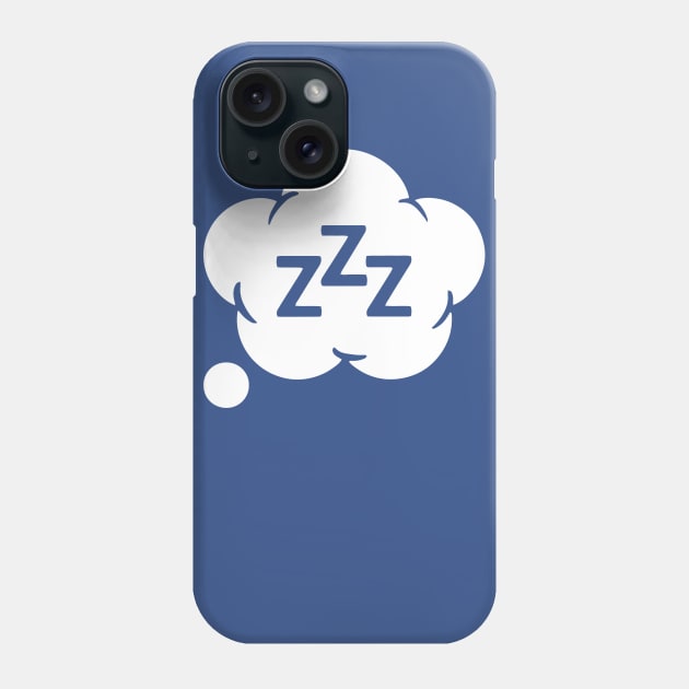 Sleep Cloud Symbol Illustration Phone Case by Shirtbubble