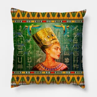 Nefertiti Pattern Pillow