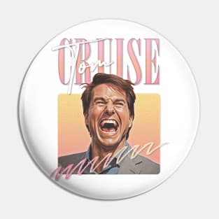 Laughing Tom Cruise - Fan Art Meme Design Pin