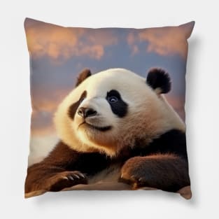 Panda Animal Nature Majestic Wilderness Pillow