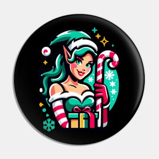 Christmas Woman - Joyful Holidays in Colors Pin