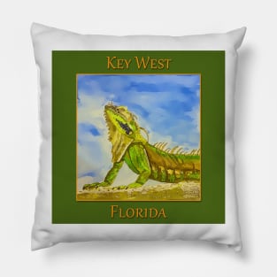 Key West Florida Iguana - WelshDesigns Pillow