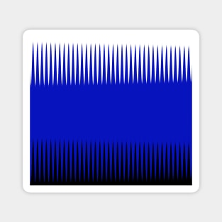 Wave Design Blue Magnet