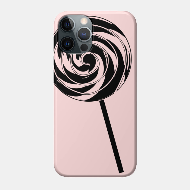 Retro Lollipop Design - Retro - Phone Case