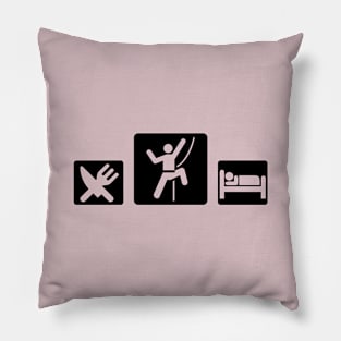 Climbing Day Pillow