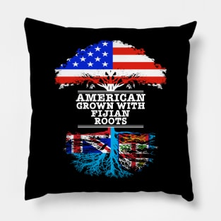 American Grown With Fijian Roots - Gift for Fijian With Roots From Fiji Pillow