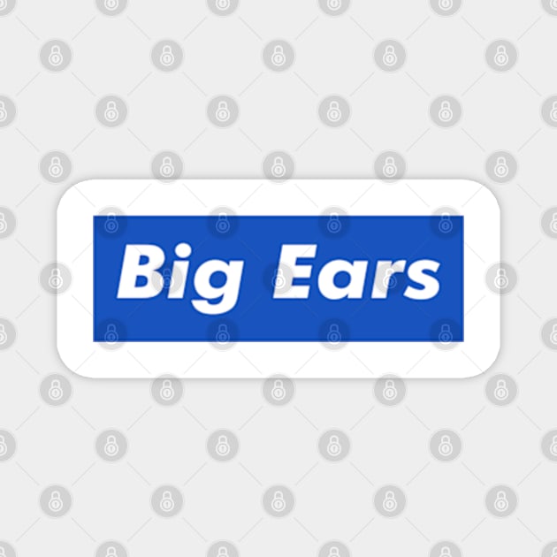 Big ears Box Logo Magnet by ART BY IIPRATMO