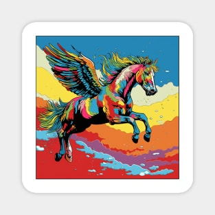Pride Pegasus Pop Art 3 Magnet