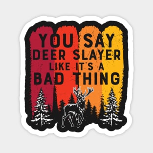 Big Racks Matter - Live Free And Hunt Hard - Funny Deer Buck Hunting Magnet