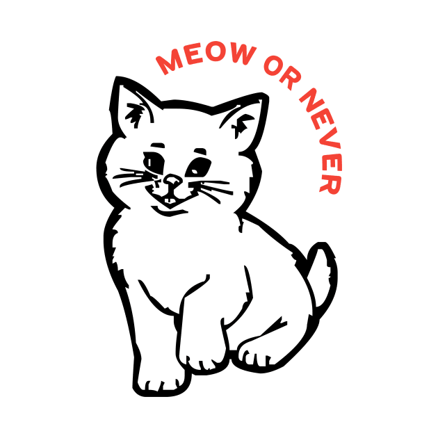 Meow or Never: Pawsitively Adorable Cat Vibes! by Salaar Design Hub