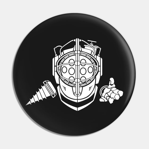 Bioshock: Big Daddy Pin by Deefurdee