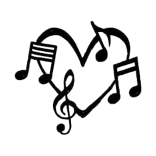 music heart T-Shirt