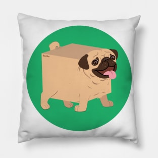 Qube Dogs - The Pug Qube Pillow