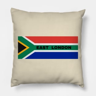 East London City in South African Flag Pillow