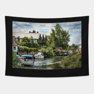 On The Avon At Tewkesbury Tapestry