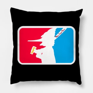 Billy the Marlin Mascot Major League Brews Pillow