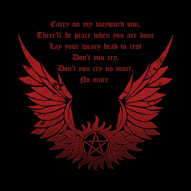 CARRY ON WAYWARD SON by KARMADESIGNER T-SHIRT SHOP