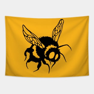 Save the Bees Old School Cartoon Style Tapestry