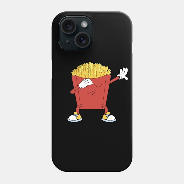 Dabbing French Fries Phone Case by Bruno Pires